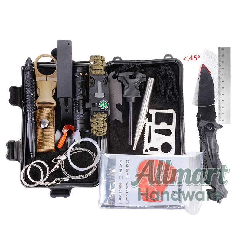 Outdoor Camping Kit - Boîte à outils de survie EDC