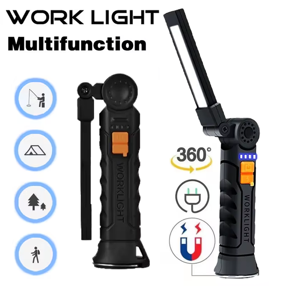 Outdoor Camping Decor - Lampe de poche LED COB Portable,