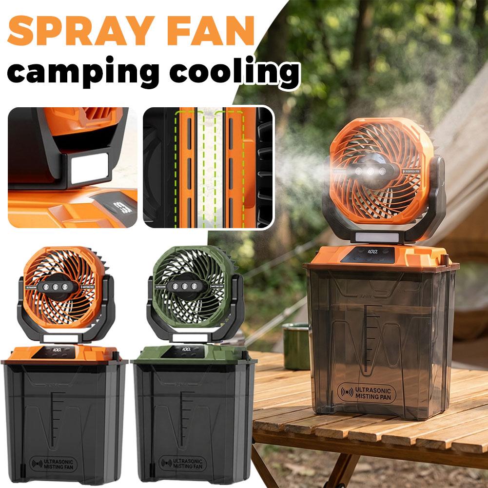 Outdoor Camping Ventilator - Nouveau ventilateur brumisateur d'extérieur portable pour