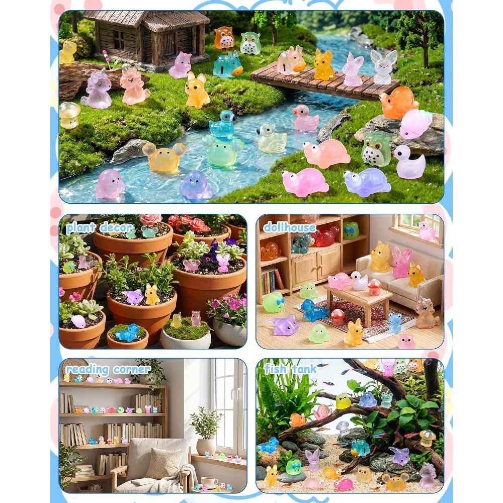 Outdoor Activities In Camping - 3 paquets de 12 figurines d'animaux