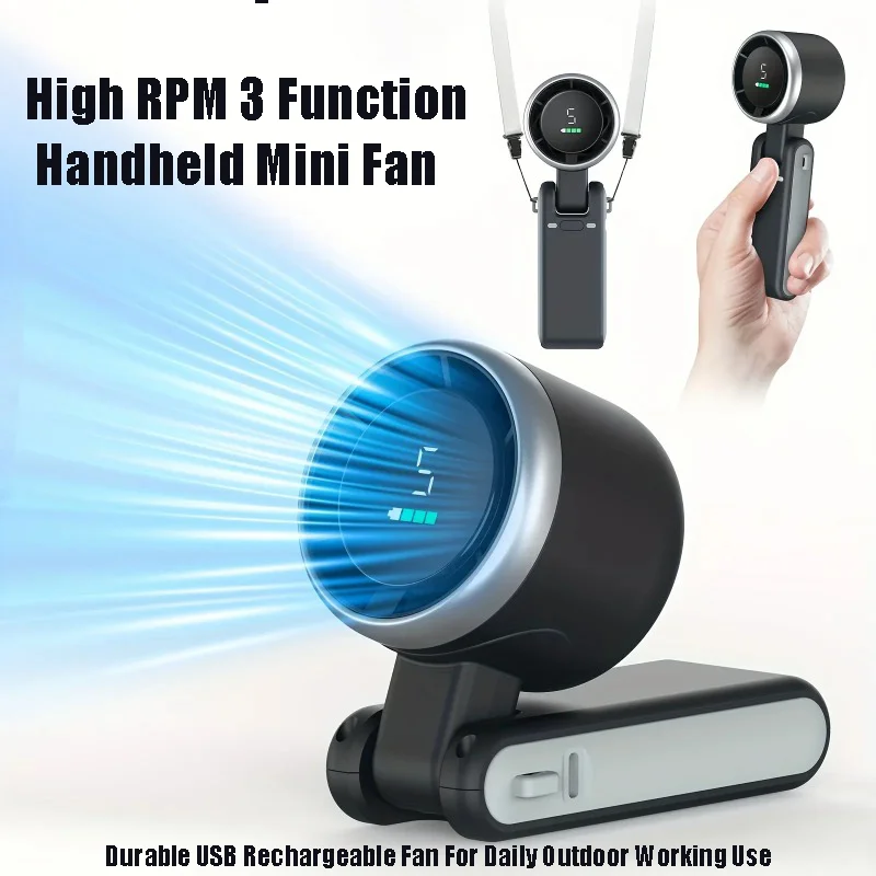 Outdoor Camping Ventilator - Mini ventilateur à 5 niveaux de