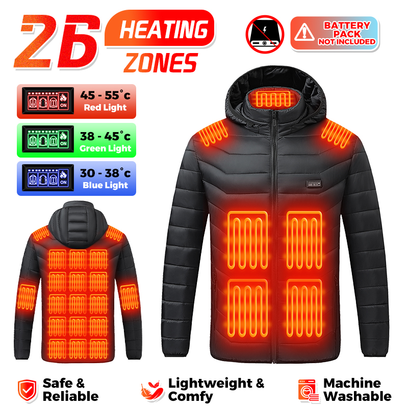 Outdoor Camping Heater - Veste chauffante avec 26 zones de