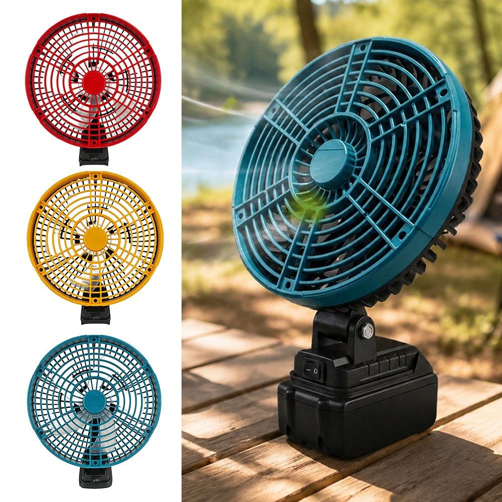 Outdoor Camping Ventilator - Ventilateur DC avec chargement USB, ventilateur