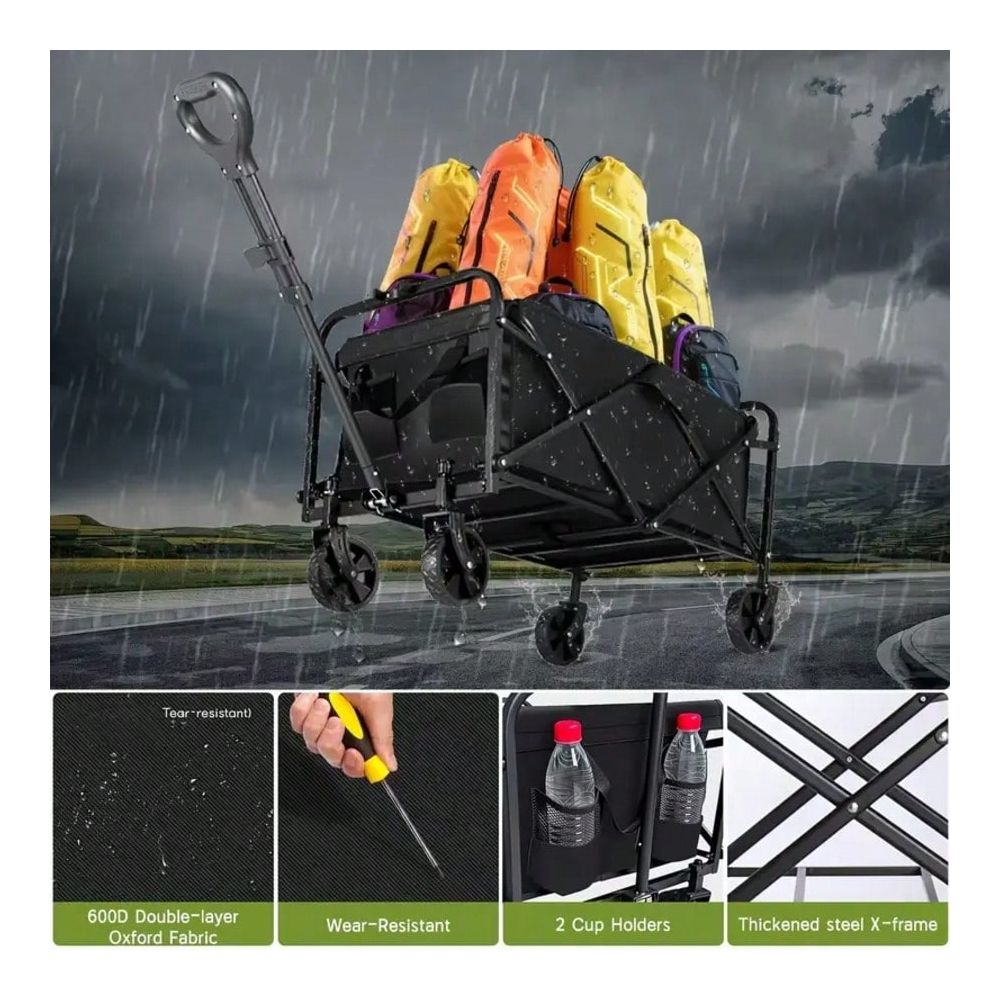Chariot pliable tout-terrain r - Outdoor Camping Shop avis et prix