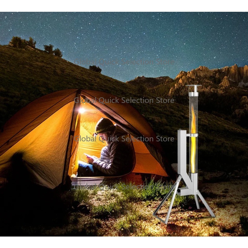 Poêle à granulés extérieur en  - Outdoor Camping Heater avis et prix
