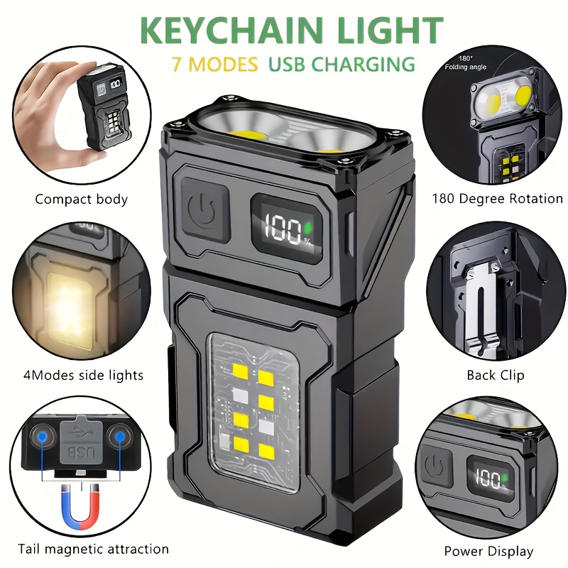 Mini lampe de poche LED Rechar - Outdoor Camping Decor avis et prix
