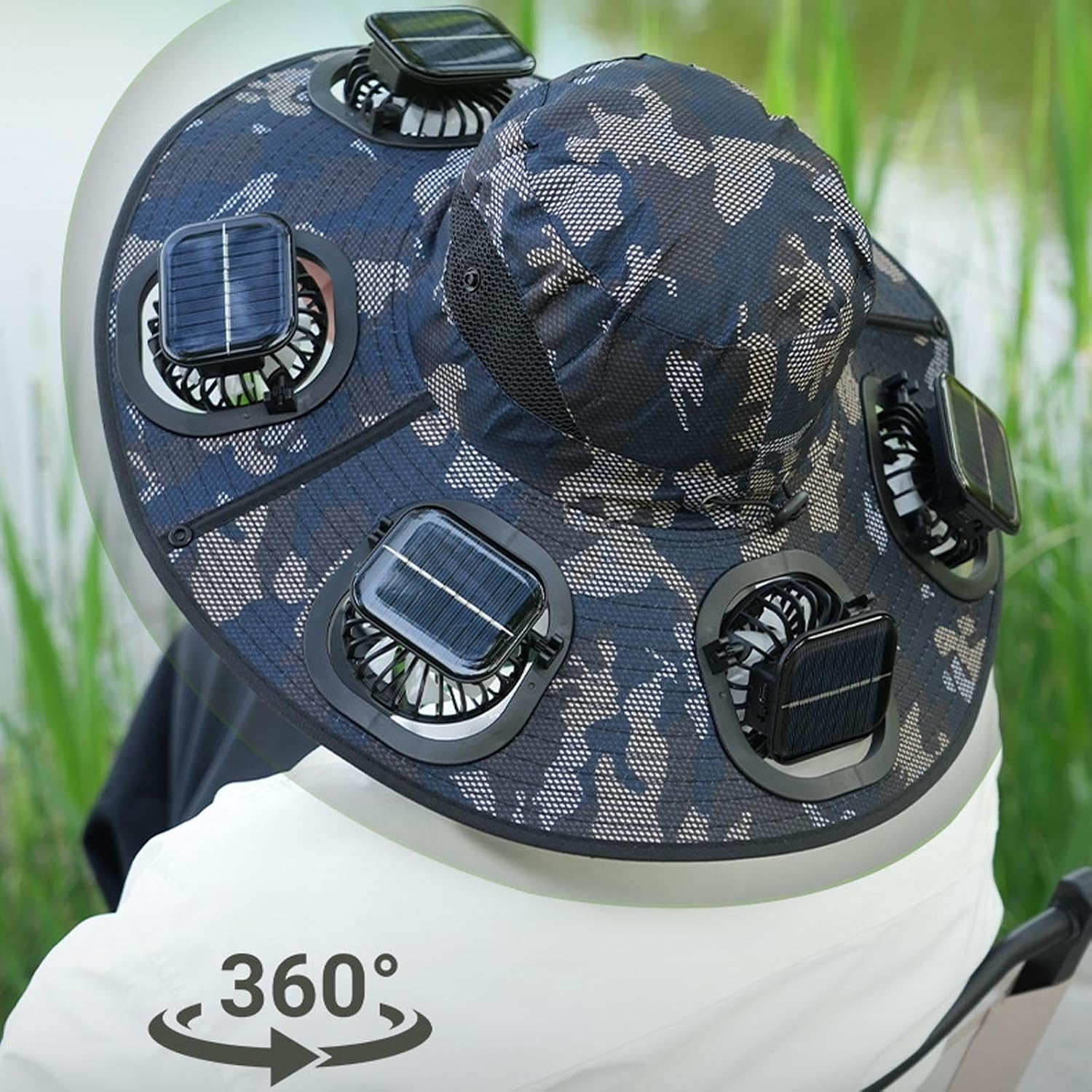 Casquette solaire à 6 ventilat - Outdoor Camping Ventilator avis et prix