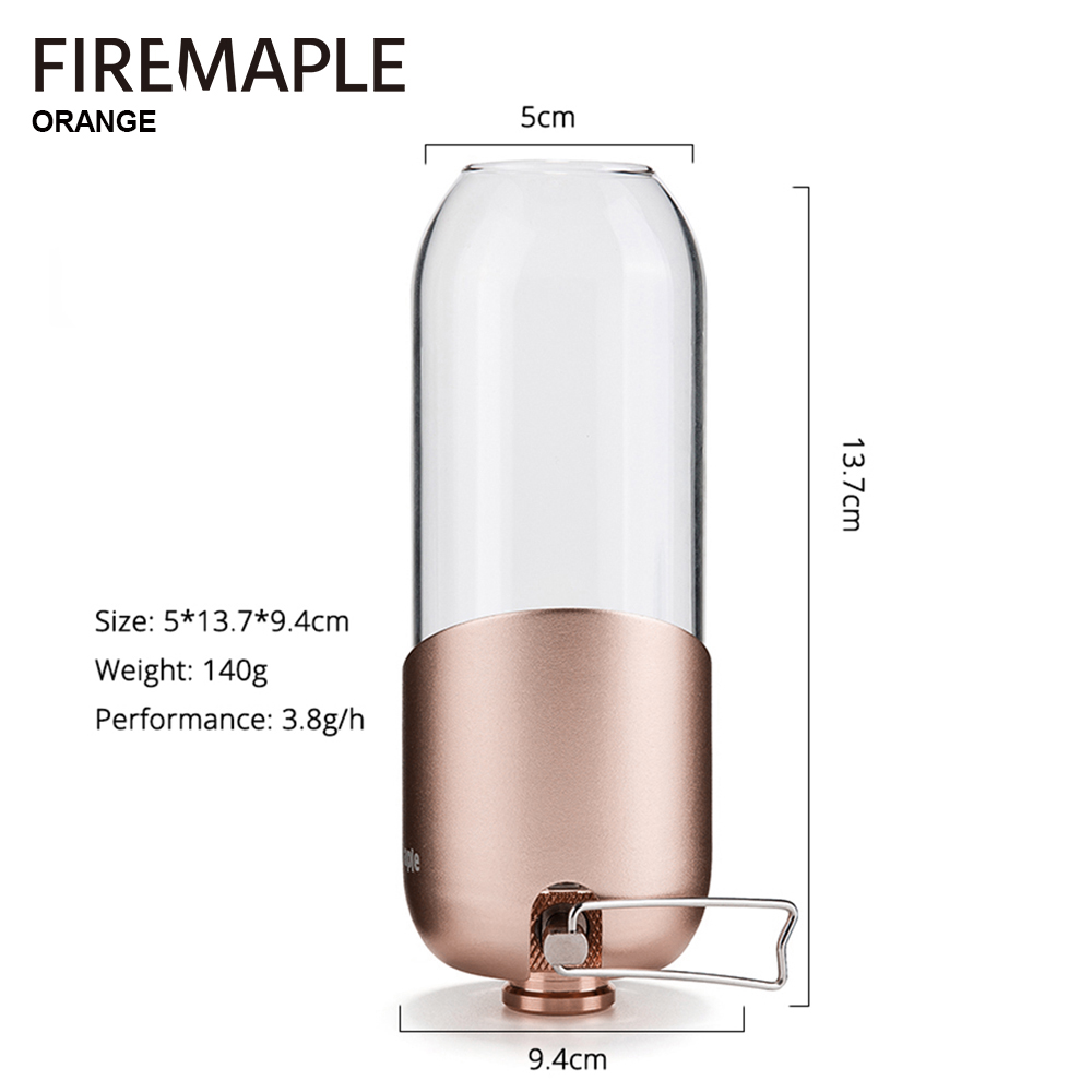 Lanterne à gaz orange en érabl - Outdoor Camping Outlet avis et prix