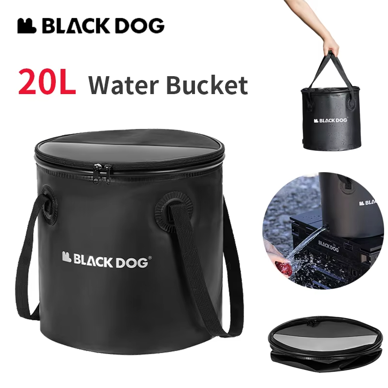 Blackdog seau rond d'eau plian - Outdoor Camping Outlet avis et prix