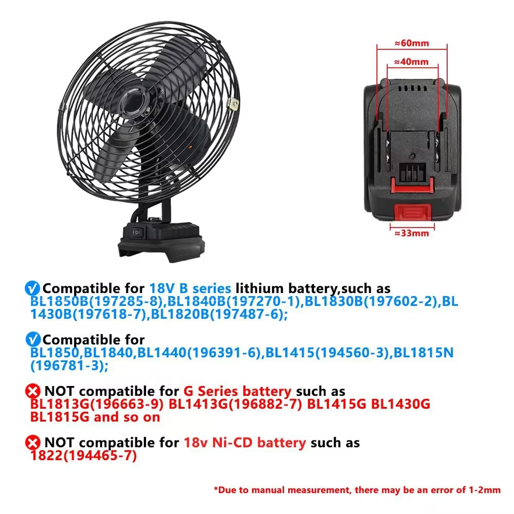 6/8In ventilateur de Camping p - Outdoor Camping Ventilator avis et prix