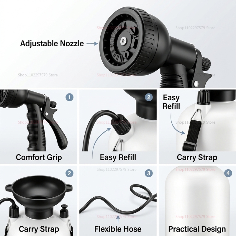 Douche de camping portable 5L  - Outdoor Camping Heater avis et prix