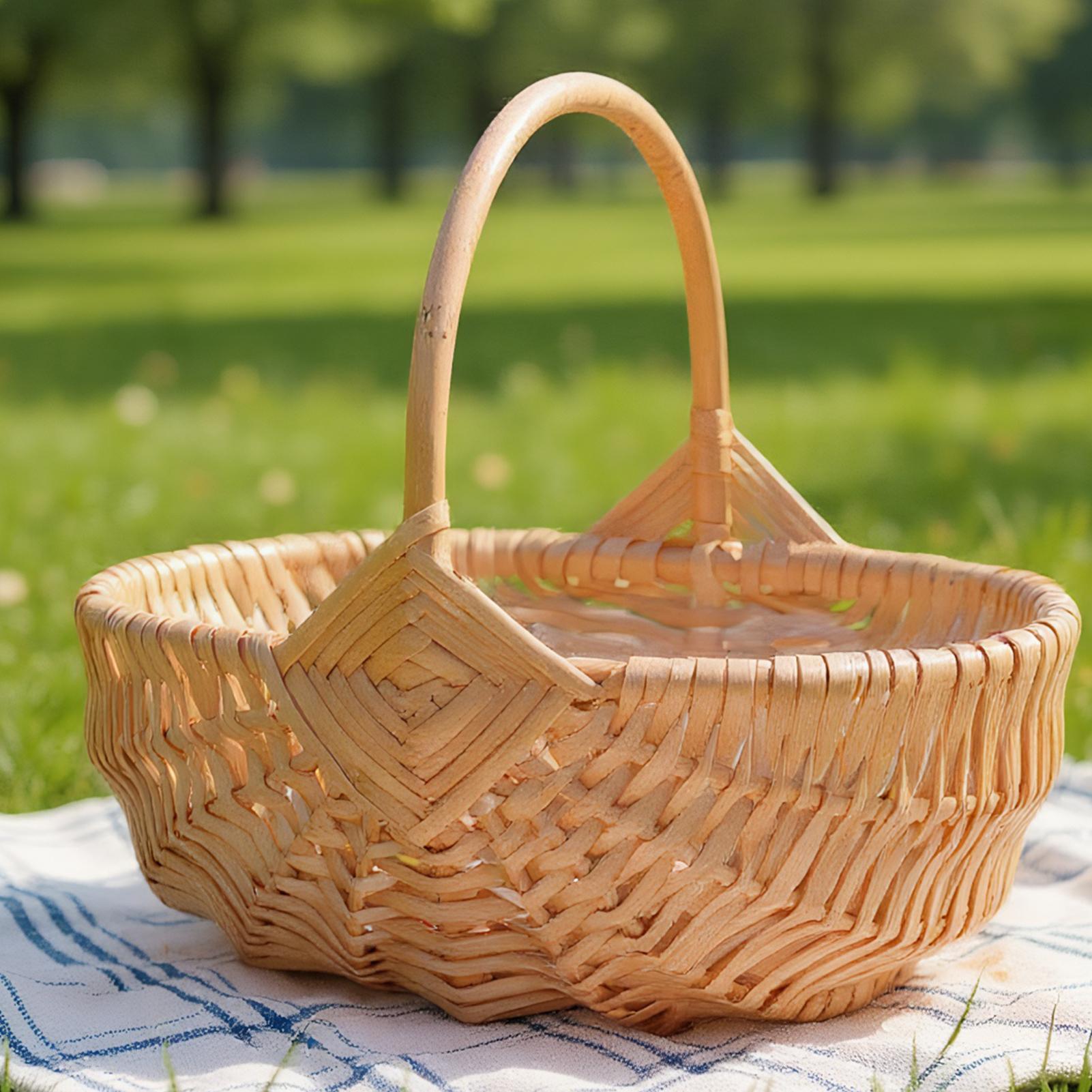 Panier de pique-nique en osier - Outdoor Activities In Camping avis et prix