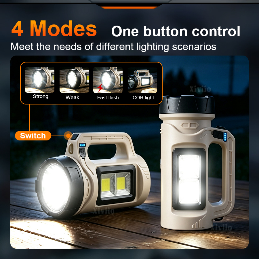 Torche LED portative multiscèn - Outdoor Camping Decor avis et prix