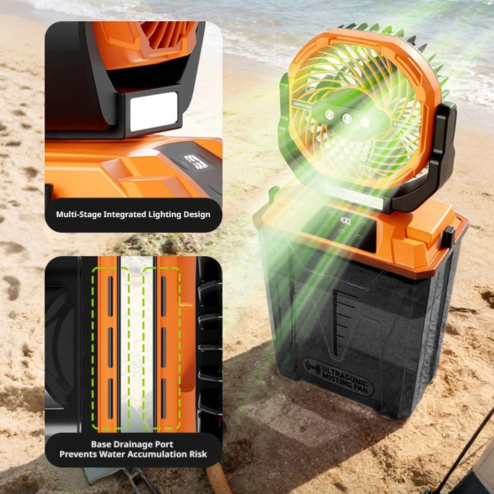 Nouveau ventilateur brumisateu - Outdoor Camping Ventilator avis et prix