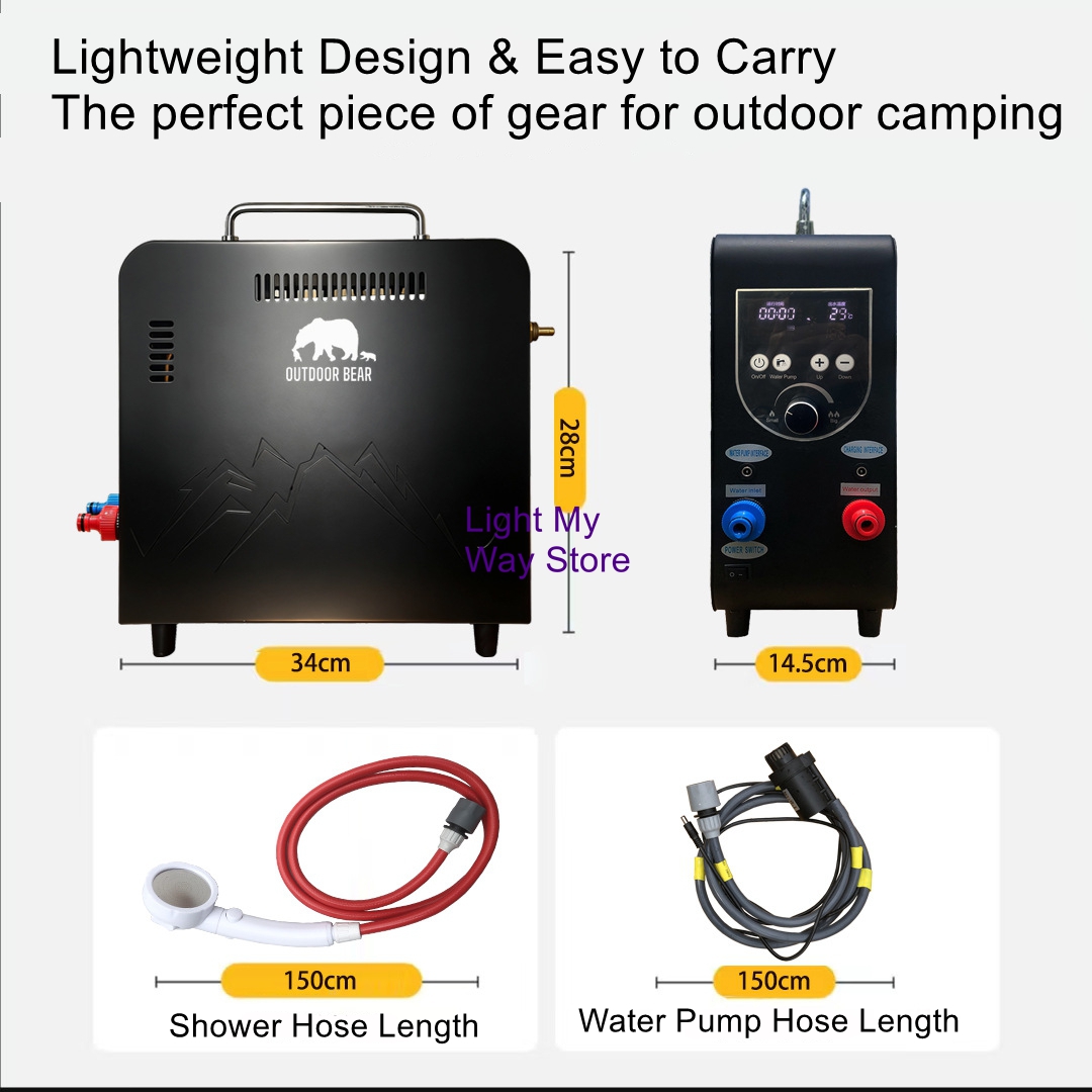 Chauffe-eau à gaz portable d'e - Outdoor Camping Heater avis et prix