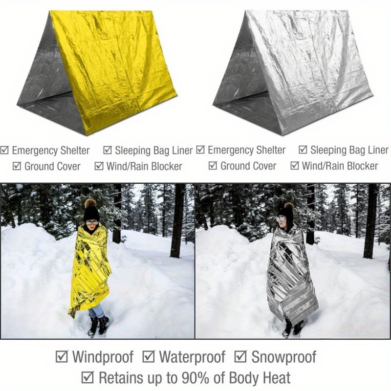 Couverture d'isolation d'urgen - Outdoor Camping Blanket avis et prix