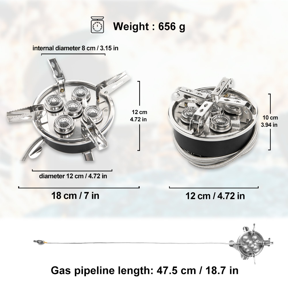 Widesea Camping 5in1 cuisinièr - Outdoor Gas Camping Oven avis et prix