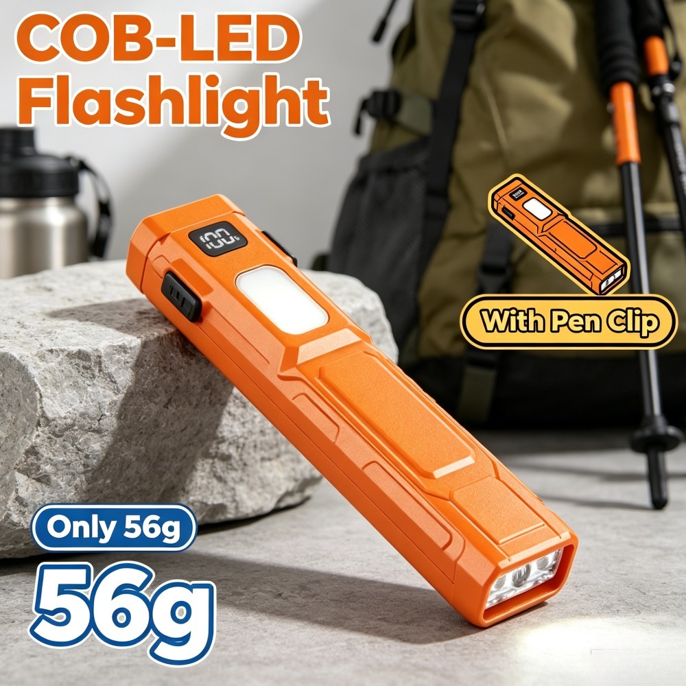 Lampe de poche LED COB EDC ave - Outdoor Camping Decor avis et prix