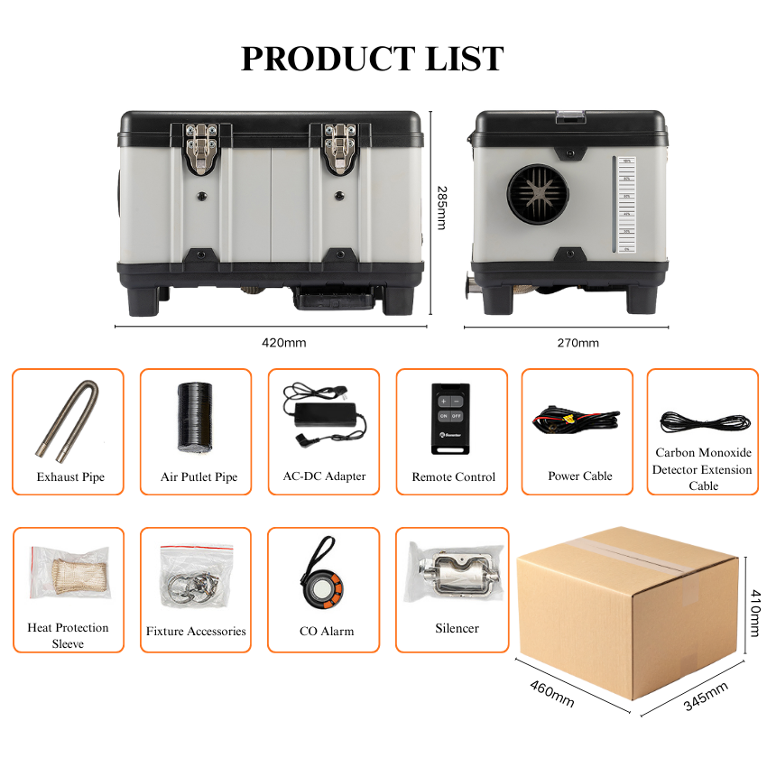 Chauffage autonome diesel tout - Outdoor Camping Heater avis et prix