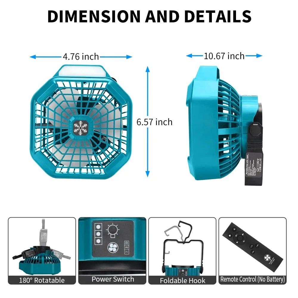Ventilateur extérieur portable - Outdoor Camping Ventilator avis et prix